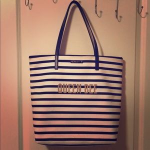 Kate spade queen bee striped bag - gently used